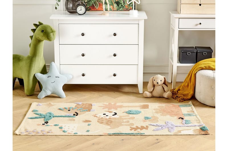 Stabat Bomullsmatta 80x150 cm - Orange - Textil & mattor - Matta - Modern matta - Bomullsmatta