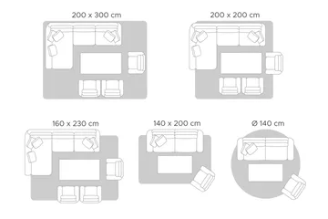 Suluova Bomullsmatta 80x150 cm - Beige - Textil & mattor - Matta - Modern matta - Bomullsmatta