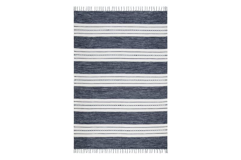 Sund Bomullsmatta 140x200 cm Rektangulär - Blå - Textil & mattor - Matta - Modern matta - Bomullsmatta