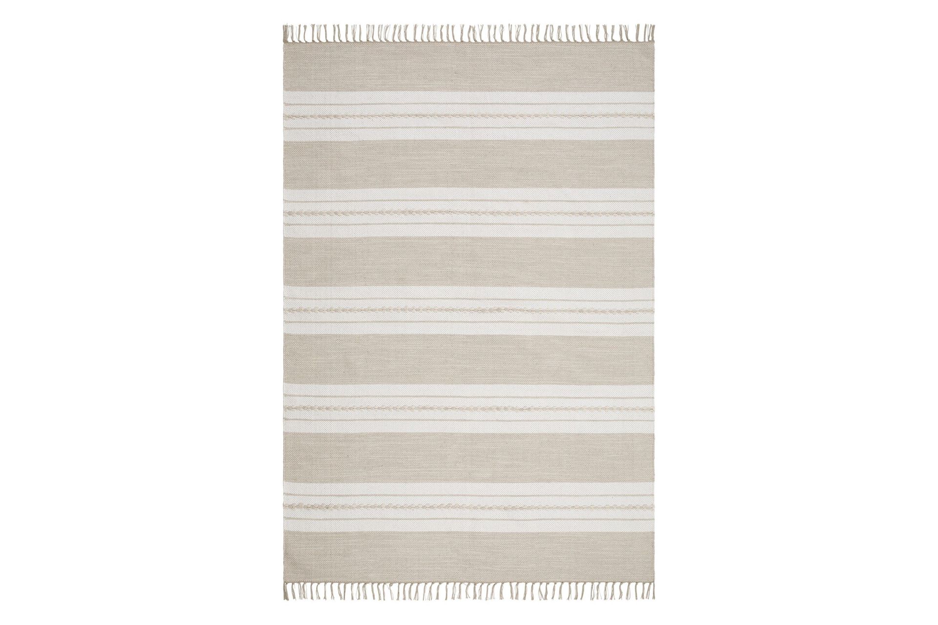 sund bomullsmatta 140x200 cm rektangulär - natur