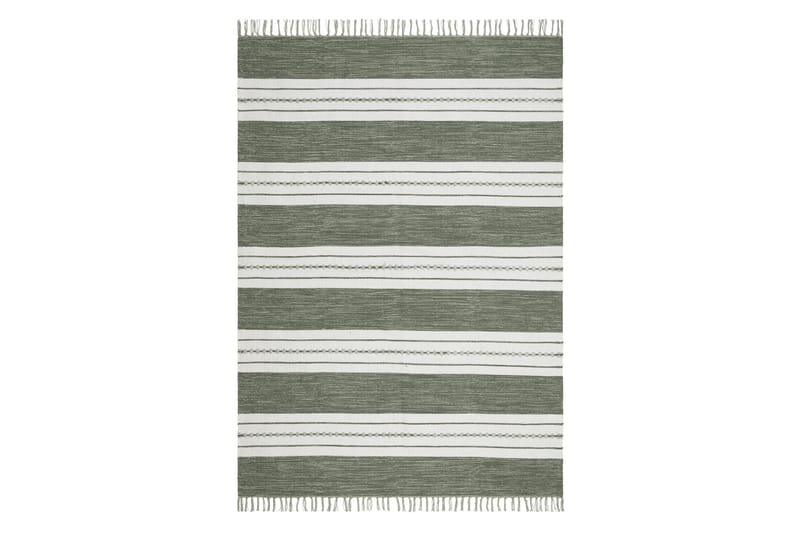 Sund Bomullsmatta 160x230 cm Rektangulär - Grön - Textil & mattor - Matta - Modern matta - Bomullsmatta