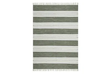 Sund Bomullsmatta 200x300 cm Rektangulär - Grön - Textil & mattor - Matta - Modern matta - Bomullsmatta