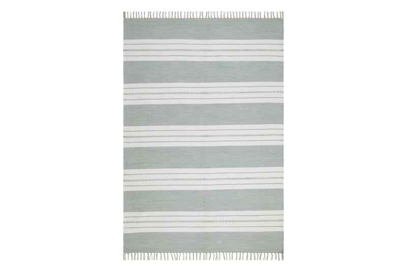 Sund Bomullsmatta 200x300 cm Rektangulär, Ljusgrön