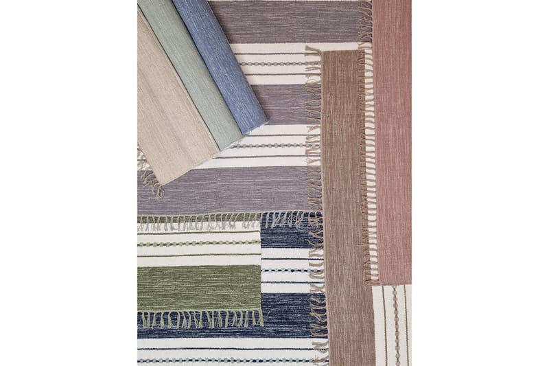 Sund Bomullsmatta 75x150 cm Oval - Mörkbeige - Textil & mattor - Matta - Modern matta - Bomullsmatta