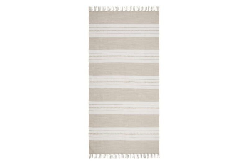 Sund Bomullsmatta 75x150 cm Oval - Natur - Textil & mattor - Matta - Modern matta - Bomullsmatta