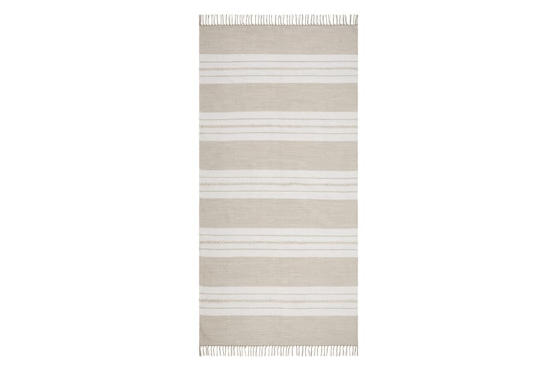 Sund Bomullsmatta 75x220 cm Oval - Natur - Textil & mattor - Matta - Modern matta - Bomullsmatta