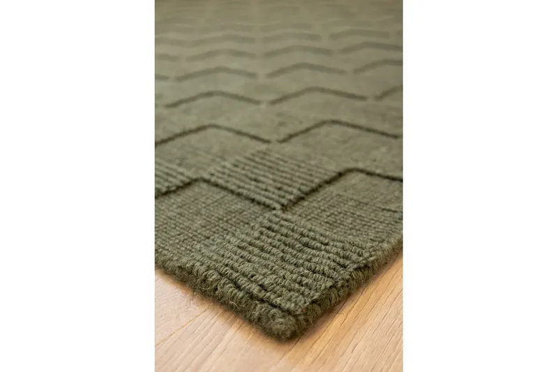 Sydney Ullmatta 160x230 cm - Grön - Textil & mattor - Matta - Modern matta - Ullmatta