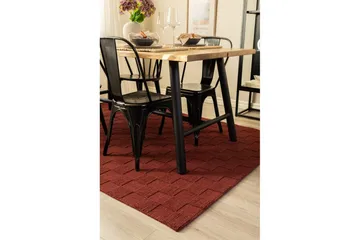 Sydney Ullmatta 160x230 cm - Röd - Textil & mattor - Matta - Modern matta - Ullmatta