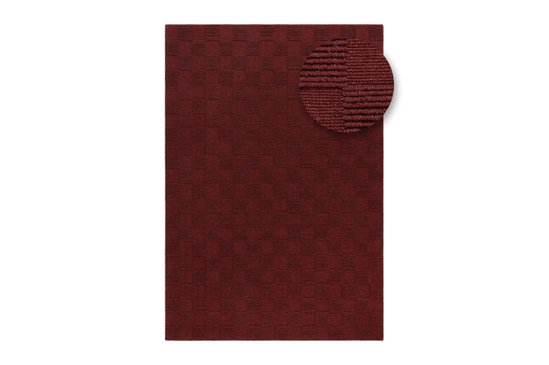 Sydney Ullmatta 160x230 cm - Röd - Textil & mattor - Matta - Modern matta - Ullmatta