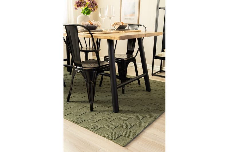 Sydney Ullmatta 200x300 cm - Grön - Textil & mattor - Matta - Modern matta - Ullmatta