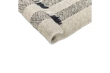 Tacettin Ullmatta 140x200 cm - Svart/Vit - Textil & mattor - Matta - Modern matta - Ullmatta