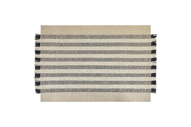 Tacettin Ullmatta 160x230 cm, Svart/Vit