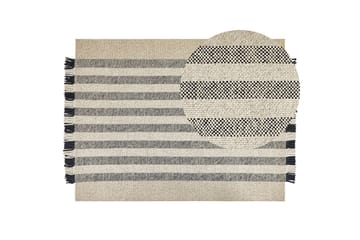 Tacettin Ullmatta 160x230 cm - Svart/Vit - Textil & mattor - Matta - Modern matta - Ullmatta