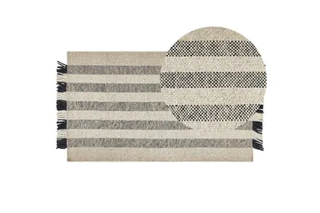 Tacettin Ullmatta 80x150 cm - Svart/Vit - Textil & mattor - Matta - Modern matta - Ullmatta