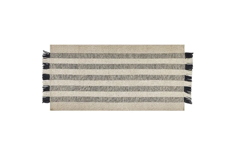 Tacettin Ullmatta 80x150 cm - Svart/Vit - Textil & mattor - Matta - Modern matta - Ullmatta