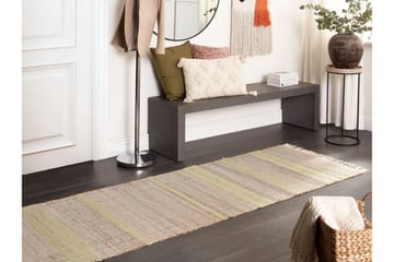 Talpur Gångmatta 80x300 cm - Beige - Textil & mattor - Matta - Modern matta - Jutematta & hampamatta