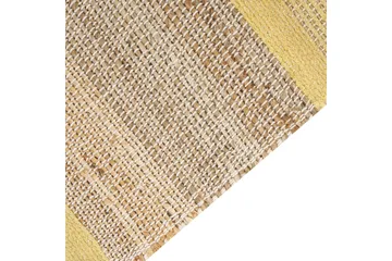 Talpur Gångmatta 80x300 cm - Gul - Textil & mattor - Matta - Modern matta - Jutematta & hampamatta
