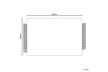 Tatlisu Ullmatta 140x200 cm - Grå - Textil & mattor - Matta - Modern matta - Ullmatta