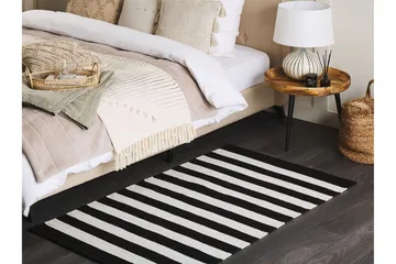 Tavas Ryamatta 80x150 cm - Svart/Vit - Textil & mattor - Matta - Modern matta - Ryamatta