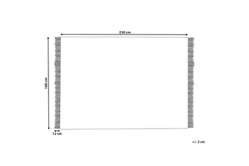 Tekeler Ullmatta 160x230 cm - Grå - Textil & mattor - Matta - Modern matta - Ullmatta