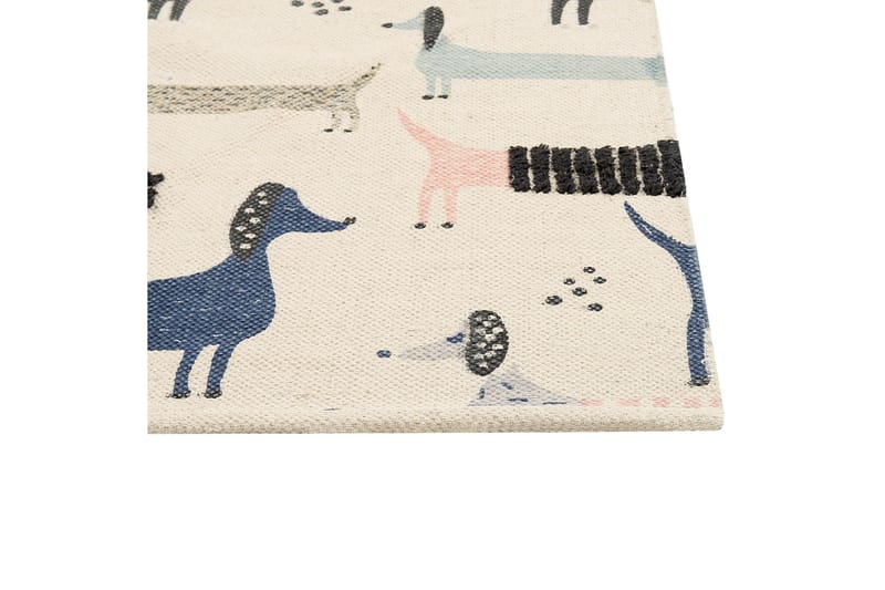 Temiaj Bomullsmatta 80x150 cm - Beige - Textil & mattor - Matta - Modern matta - Bomullsmatta