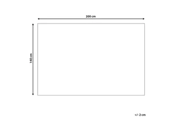 Tezpur Bomullsmatta 140x200 cm - Beige - Textil & mattor - Matta - Modern matta - Bomullsmatta