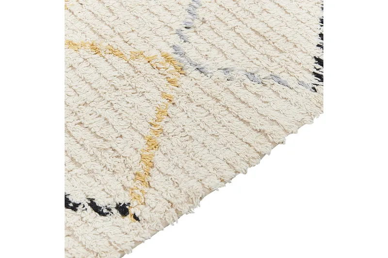 Tezpur Bomullsmatta 80x150 cm - Beige - Textil & mattor - Matta - Modern matta - Bomullsmatta