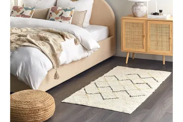 Tezpur Bomullsmatta 80x150 cm - Beige - Textil & mattor - Matta - Modern matta - Bomullsmatta