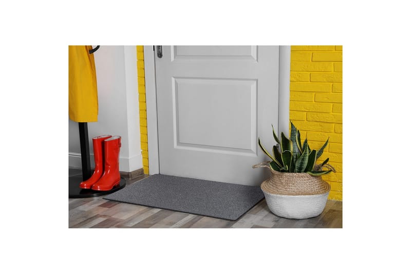 Titan Tuftad matta 80x320 cm - Grå - Textil & mattor - Matta - Modern matta - Friezematta