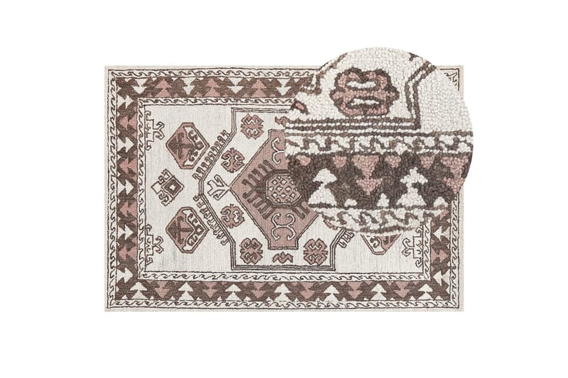 Tomarza Ullmatta 140x200 cm - Brun - Textil & mattor - Matta - Modern matta - Ullmatta