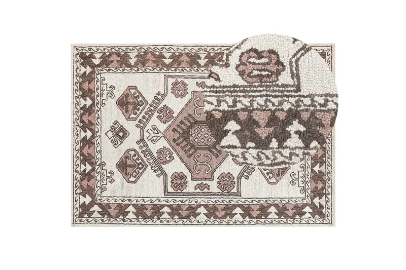 Tomarza Ullmatta 160x230 cm - Brun - Textil & mattor - Matta - Modern matta - Ullmatta