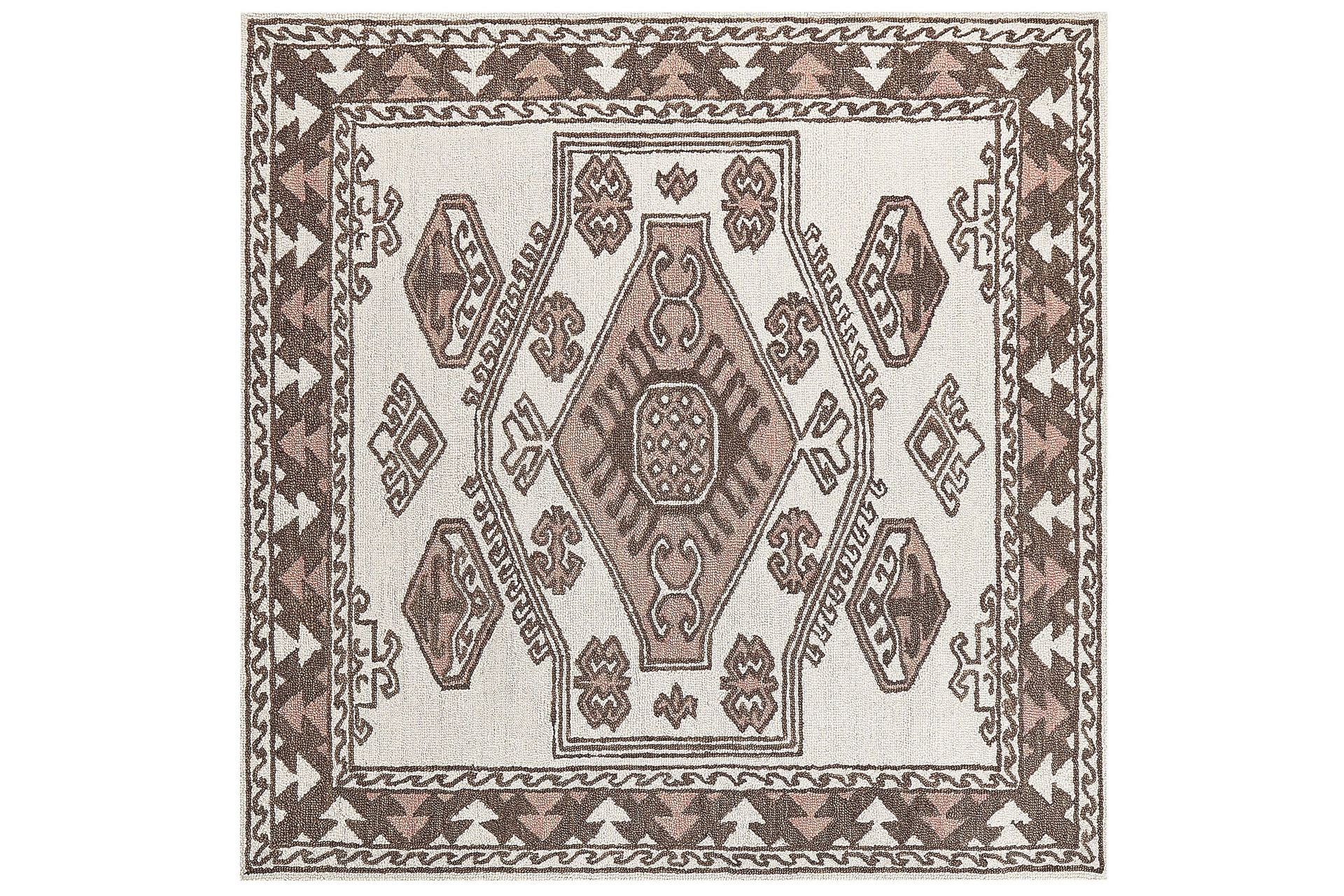 Tomarza Ullmatta 200x200 cm Kvadratisk - Brun