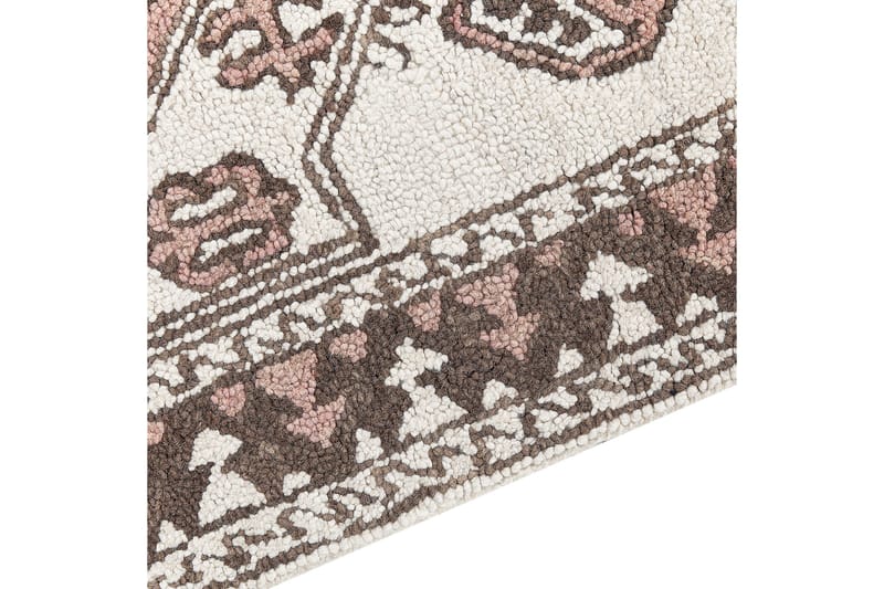 Tomarza Ullmatta 200x200 cm Kvadratisk - Brun - Textil & mattor - Matta - Modern matta - Ullmatta