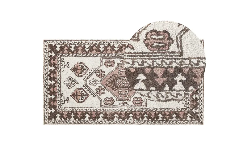 Tomarza Ullmatta 80x150 cm - Brun - Textil & mattor - Matta - Modern matta - Ullmatta