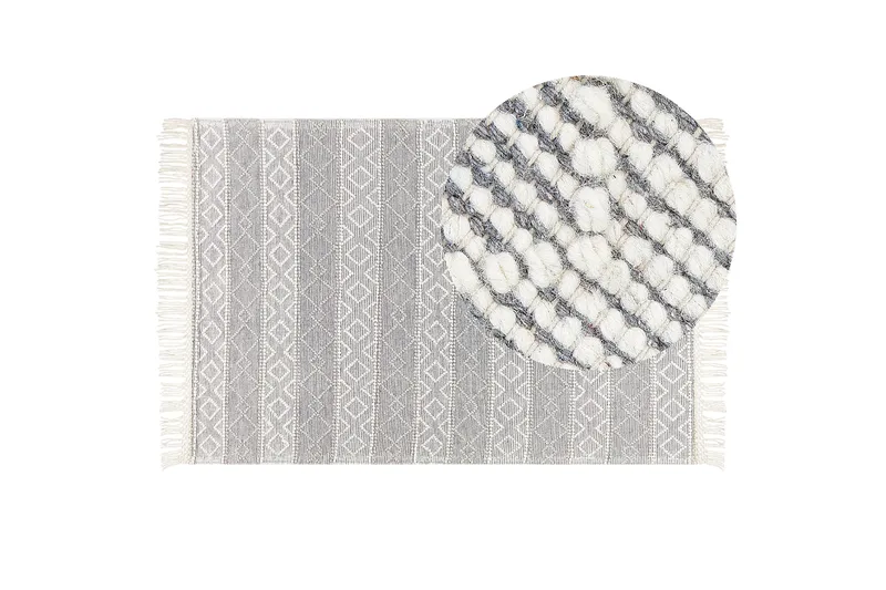 Tonya Ullmatta 160x230 cm - Grå - Textil & mattor - Matta - Modern matta - Ullmatta