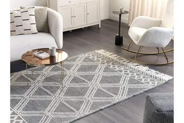 Toprakkale Ullmatta 160x230 cm - Grå - Textil & mattor - Matta - Modern matta - Ullmatta