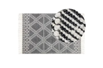 Toprakkale Ullmatta 160x230 cm - Grå - Textil & mattor - Matta - Modern matta - Ullmatta