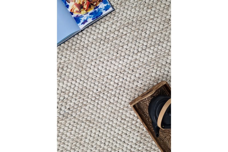 Torekov Ullmatta Ø200 cm Rund - Creme - Textil & mattor - Matta - Modern matta - Ullmatta