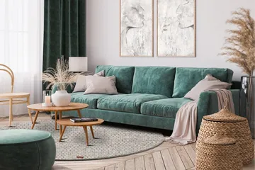 Torekov Ullmatta Ø200 cm Rund - Creme - Textil & mattor - Matta - Modern matta - Ullmatta