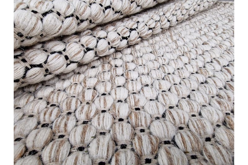 Torekov Ullmatta Ø200 cm Rund - Creme - Textil & mattor - Matta - Modern matta - Ullmatta