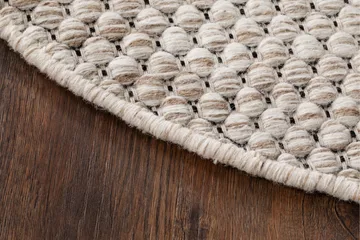 Torekov Ullmatta Ø200 cm Rund - Creme - Textil & mattor - Matta - Modern matta - Ullmatta