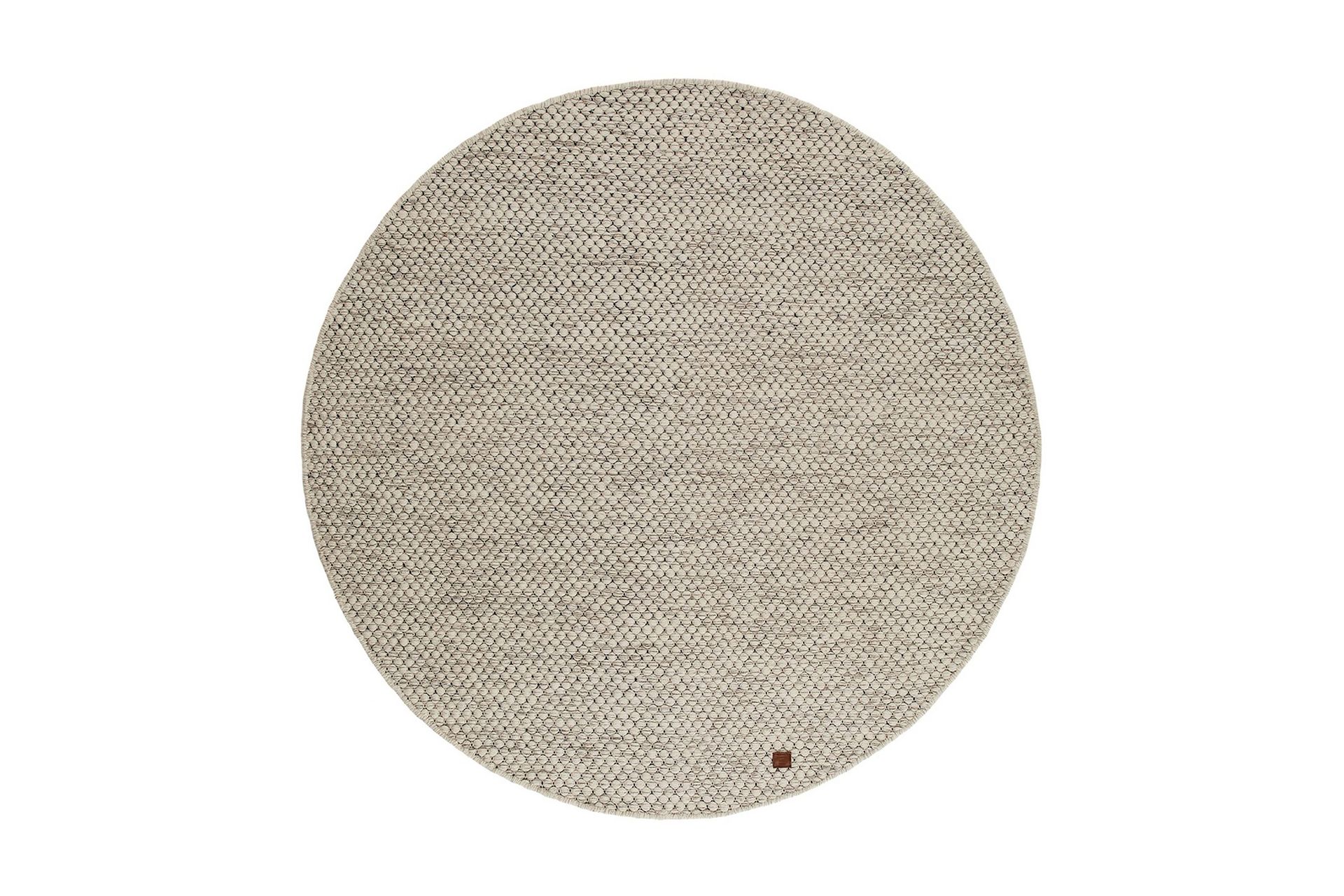 Torekov Ullmatta Rund 240 cm - Vit