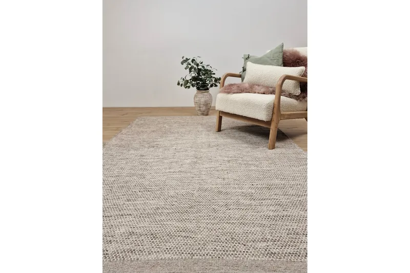 Torsby Ullmatta 140x200 cm Rektangulär - Beige - Textil & mattor - Matta - Modern matta - Ullmatta