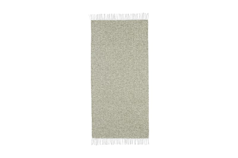 Bomullsmatta Goose 70x400 cm Grön - Horredsmattan - Textil & mattor - Matta - Modern matta - Trasmatta