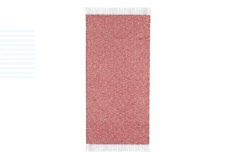 Bomullsmatta Goose 70x400 cm Röd - Horredsmattan - Textil & mattor - Matta - Modern matta - Trasmatta