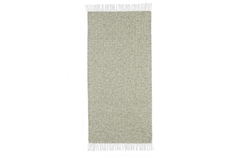 Bomullsmatta Goose 70x450 cm Grön - Horredsmattan - Textil & mattor - Matta - Modern matta - Trasmatta