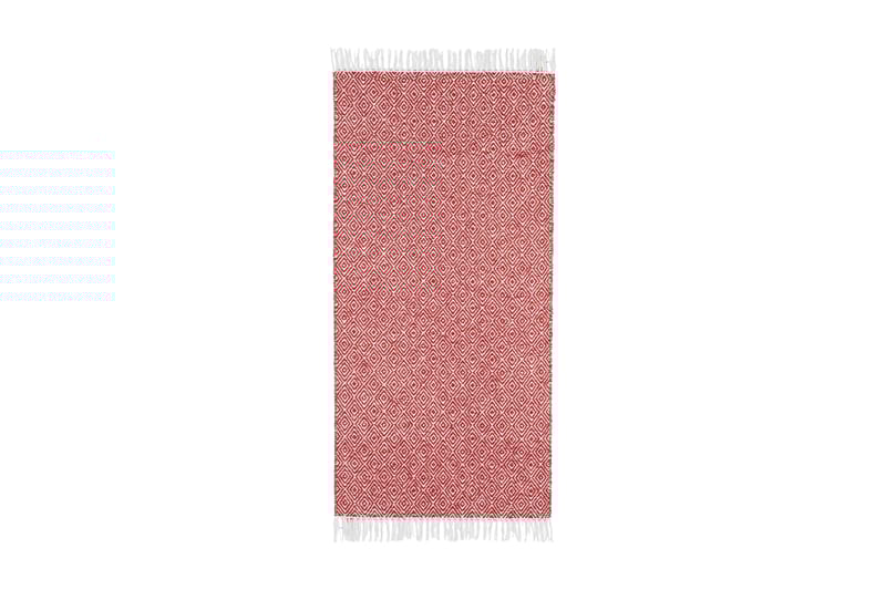 Bomullsmatta Goose 70x450 cm Röd - Horredsmattan - Textil & mattor - Matta - Modern matta - Trasmatta