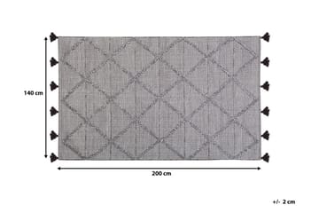 Hohstadt Matta 140x200 cm - Brun - Textil & mattor - Matta - Modern matta - Trasmatta