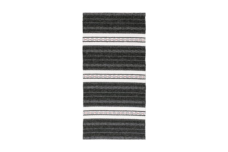 Matta Mix Asta 70x100 PVC/Bomull/Polyester Svart - Horredsmattan - Textil & mattor - Matta - Modern matta - Trasmatta