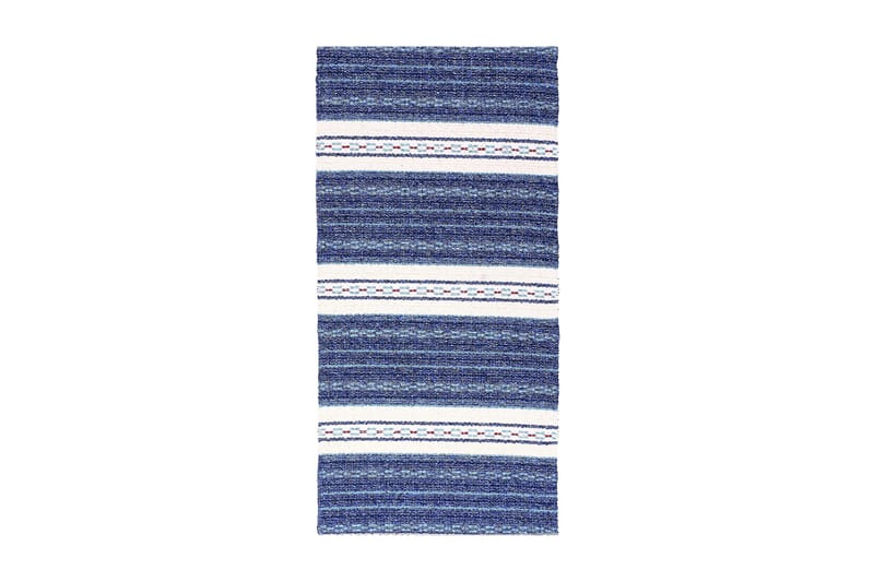 Matta Mix Asta 70x140 PVC/Bomull/Polyester Blå - Horredsmattan - Textil & mattor - Matta - Modern matta - Trasmatta